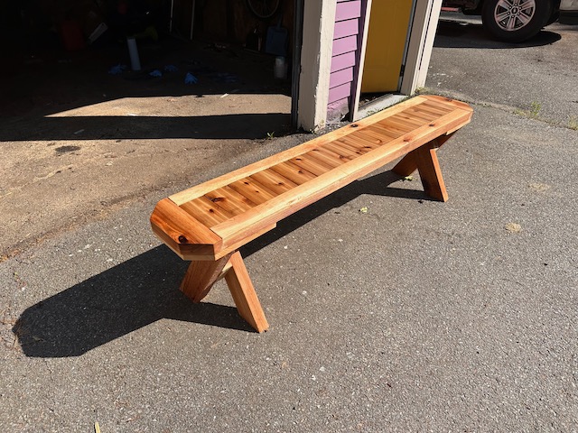 Replacing a Rotted Favorite with Custom Cedar Bench